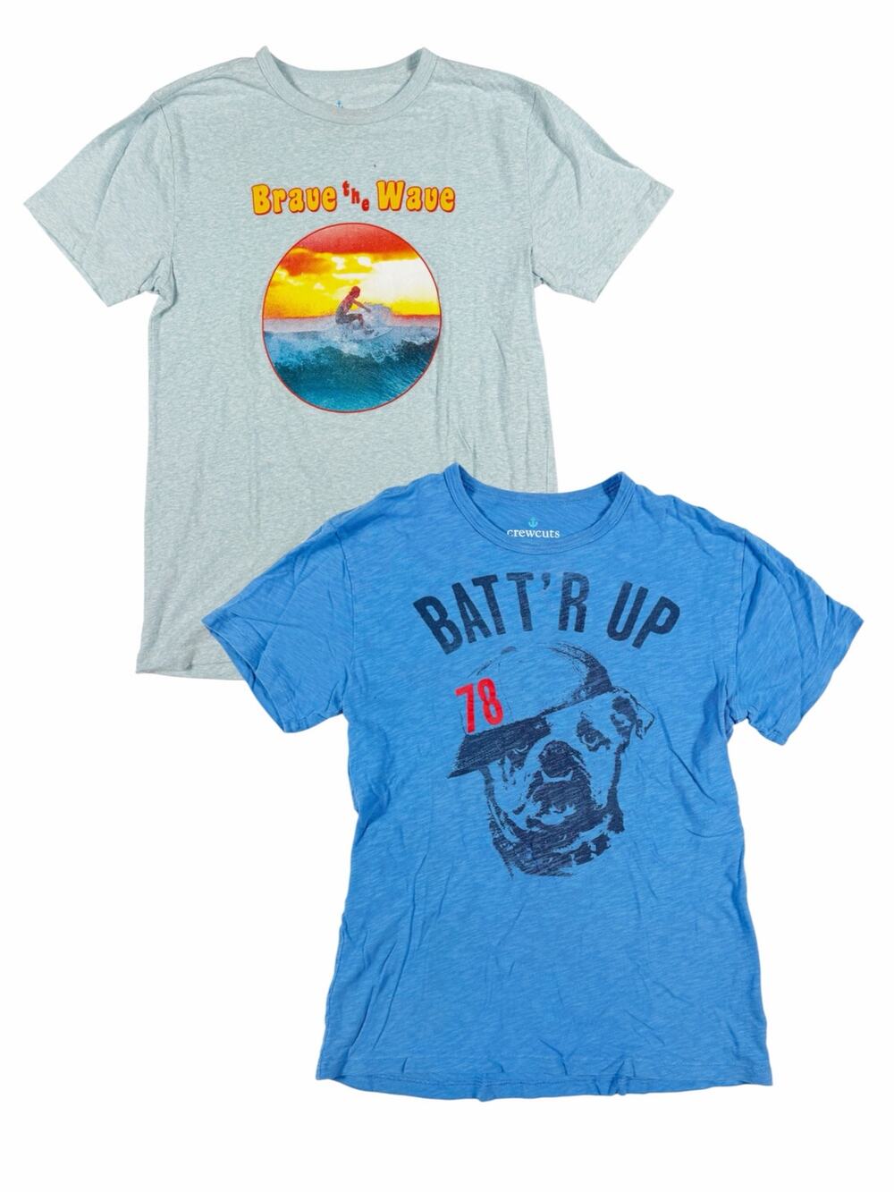 Crewcuts Kids Graphic Tee Bundle Baseball Surf Size 12-14 (XL)